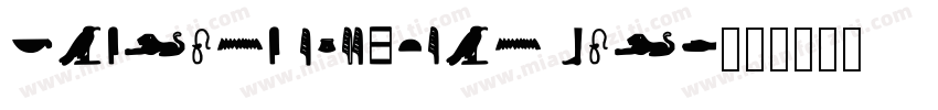 Caslons Egyptian Bold字体转换